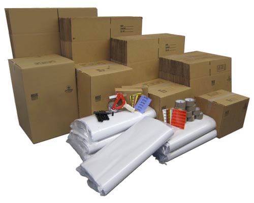 Large house sized moving box and essential kit