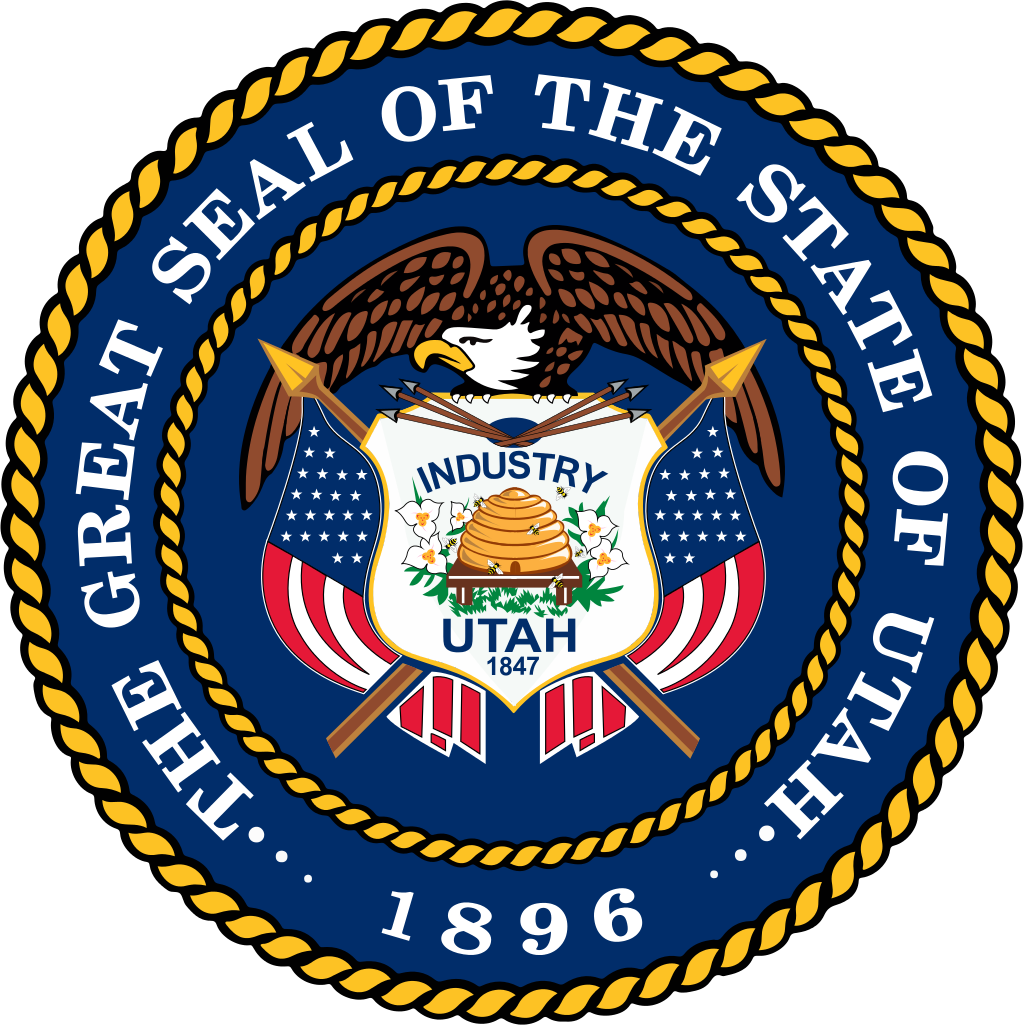 The great seal of the state of Utah 1896 image