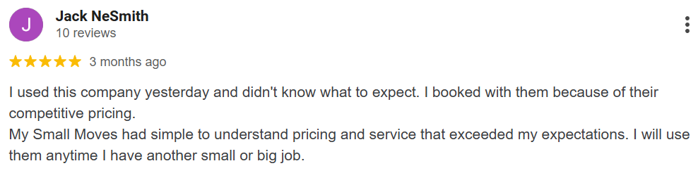 full-service moving review