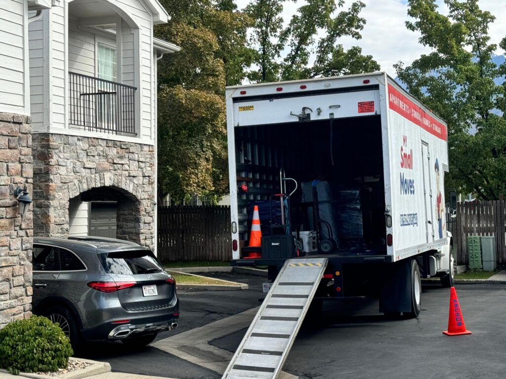 West Valley Moving Companies open moving truck