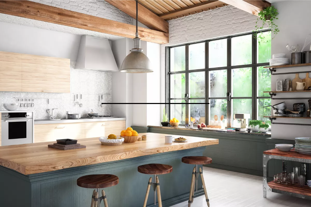 kitchen of Salt Lake City home