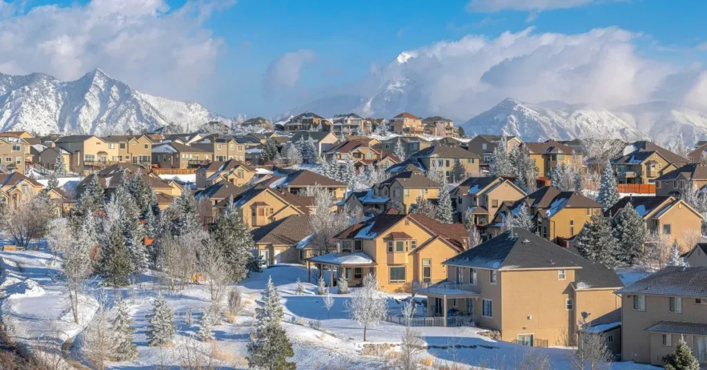 Draper, Utah neighborhood in Snow