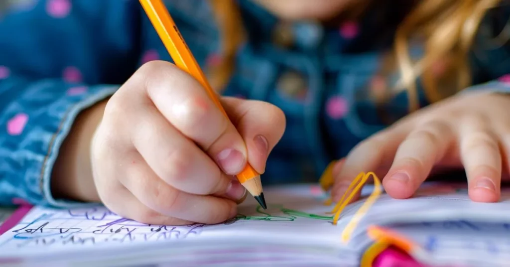 What is Draper Elementary school ranked? Picture of girl writing in notebook.